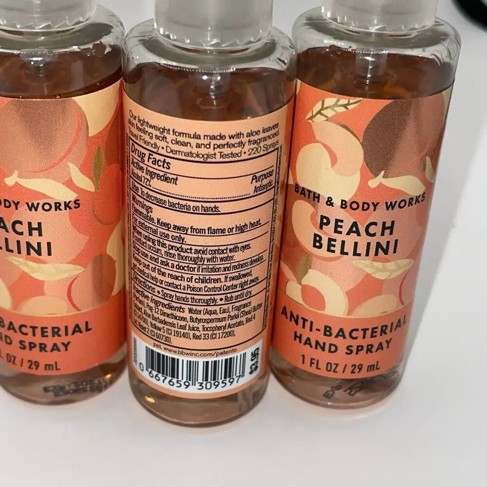 Bath & Body Works Winter Candy Apple Hand Sanitizer Spray 1oz Lot 3 BBW Travel
